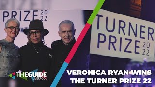 Turner Prize Ceremony 2022  Veronica Ryan unveiled as winner  The Guide Liverpool [upl. by Gaige386]