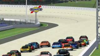 nascar racing 2003 season flips and crashes [upl. by Wendell840]