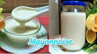 গুরা দুধের মেয়োনিজ। Mayonnaise with Milk Powder  Easy Mayonnaise Recipe  Mayo Recipe Bangla [upl. by Alikam]