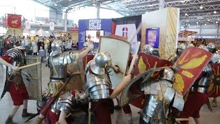 Тренировка римских легионеров  Roman legionaries training [upl. by Ellenet559]