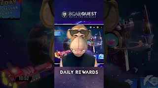 Dont forget to claim your rewards daily ScarQuest Web3 Crypto Metaverse blockchaingame [upl. by Adil665]