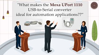 Why choose the Moxa UPort 1110 for automation purposes [upl. by Nerrawed]