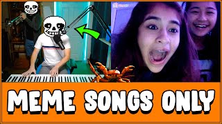 Two Musicians Play MEME Songs on Omegle [upl. by Nrubyar]