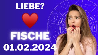 FISCHE ♓️💔 Liebt die Person an die du denkst dich 😨 Horoskop  01Februar 2024 fische tarot [upl. by Jerz]