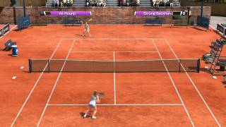 Virtua Tennis 4  Exhibition  Caroline Wozniacki VS Anna Chakvetadze HD [upl. by Davena498]