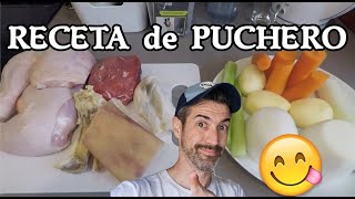 RECETA DE PUCHERO ANDALUZ TRADICIONAL MUY FACIL Y BUENISIMO [upl. by Yoho794]