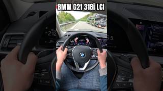 BMW G21 318i LCI Top Speed  156PS on German Autobahn  200 kmh [upl. by Swetlana]