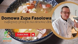 Odc 62 Zupa fasolowa z kociołka na swojskiej kiełbasie i boczku wędzonym Pyszna i pożywna [upl. by Aissatsan670]