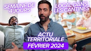 ACTU TERRITORIALE FÉVRIER 2024  Mayotte produits locaux dans les cantines semaine de 4 jours [upl. by Elohcin]