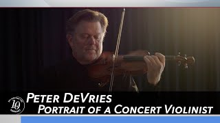 A Portrait of Concert Violinist Peter De Vries  Carolina Impact [upl. by Ishmael]