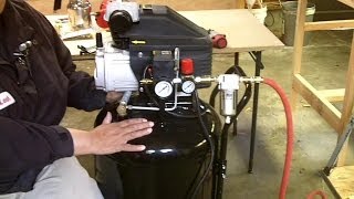 Air Compressor Line Setup and How to Use Air Tools for Beginners [upl. by Ahsoj]