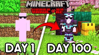 I Survived 100 Days in Minecraft Hardcore But The Game Updates [upl. by Hughes]