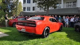 2015 Dodge Challenger SRT Hellcat Revving [upl. by Herries]