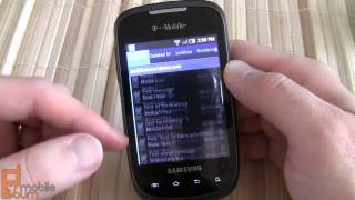 Samsung Dart TMobile hardware and software video tour [upl. by Gavrielle283]