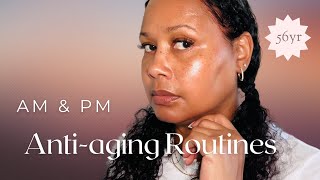 Antiaging Routine Morning amp Night antiaging womenover50 skincare [upl. by Yseult71]