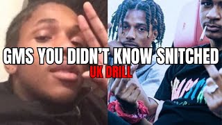 UK DRILL GMs YOU DIDN’T KNOW SNITCHED [upl. by Peugia]