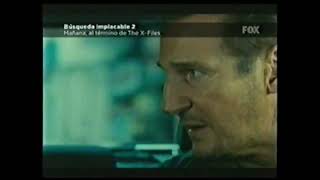 📼 FOX  Búsqueda Implacable 2 al término de X Files [upl. by Lalaj950]