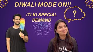 Iti ki special request  Answering your questions  diwali ki safai  aman and iti [upl. by Nisse]