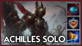 THE BEST NEW TANK BUILD ON BUFFED ACHILLES  GM SPL Solo Ranked Conquest [upl. by Abehshtab]