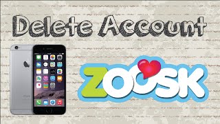 How to delete Zoosk account  Mobile App [upl. by Naeloj]