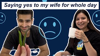 Saying YES for the whole day  Joru ka Ghulam  Iti ko aaya gussa  Aman and Iti vlogs [upl. by Ettenaj]