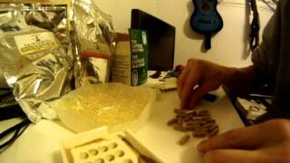 Making Powdered Herbal Lower Bowel And Liver Formula Pills From Bulk [upl. by Campman]