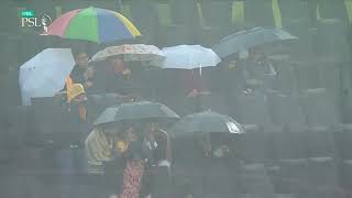 The fans turned up but rain stole the spotlight on the opening day of Pindi leg 🌧️ PZvLQ [upl. by Undis]