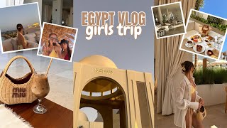 EGYPT VLOG 2024  SERRY BEACH RESORT HOTEL HURGHADA  luxury all inclusive girls trip [upl. by Einolem]