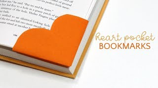 Heart corner bookmarks [upl. by Ellegna419]