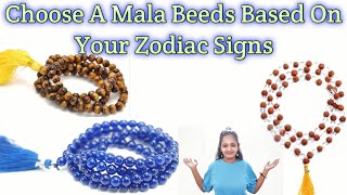 Choose a mala beads based on your zodiac  How to choose mala  Umeed  24 [upl. by Nylzor]