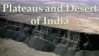 Indian Map Pointing Plateaus and Desert of India [upl. by Htenaj]