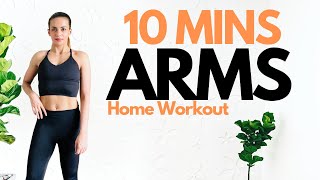 10 MIN ARMS Home Workout I Toning Dumbbell Workout [upl. by Lagasse273]