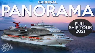 CARNIVAL PANORAMA FULL SHIP TOUR 2021  ULTIMATE CRUISE SHIP TOUR OF PUBLIC AREAS  THE CRUISE WORLD [upl. by Hera908]