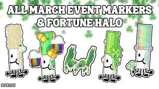 How To Get Fortune Halo amp All March Event Markers in Find The Markers  Roblox 2024 [upl. by Revell861]