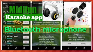 Midifun karaoke app  bluetooth microphone speaker [upl. by Arihsa]