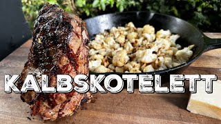 KALBSKOTELETTE mit gebratenem Blumenkohl [upl. by Brunk]