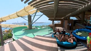 Aquaventure Waterpark WATER SLIDES palmdubai dubai uae 🇦🇪 تصنيف رقم 1 في العالم [upl. by Carl]