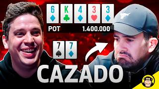 La diferencia entre el juego de Zeros y el tuyo  Zeros Poker Elías Gutierrez vs Andras Nemeth HR25K [upl. by Ennirac708]