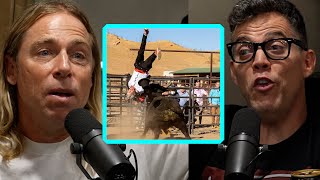 Johnny Knoxville Was quotUncharacteristically Scaredquot The Day of the Bull Stunt  Wild Ride Clips [upl. by Eihcra]