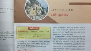 EARTHQUAKE CHAPTER 8 CLASS 9 ICSE GEOGRAPHY [upl. by Avruch590]