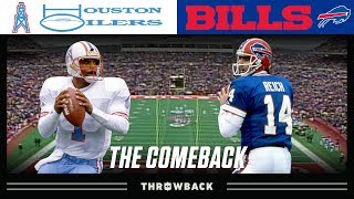 quotThe Comebackquot Oilers vs Bills 1992 AFC Wild Card [upl. by Sadler]