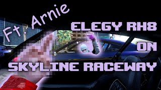 GTA5 Racing  Elegy RH8 on Skyline Raceway ft Arnie Project Homecoming [upl. by Massimiliano559]