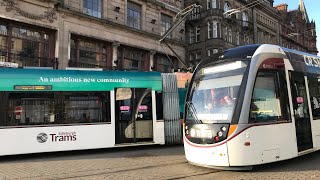 Edinburgh Tram From Princes Street to Gyle Centre [upl. by Collis194]