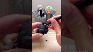 How to secure baby hair on Nendoroids nendoroid [upl. by Haleak]