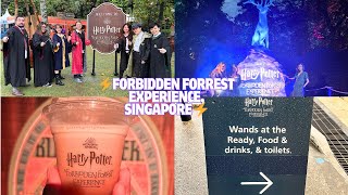 Harry Potters Forbidden Forest Experience Singapore Opening Night POV vlog [upl. by Asiole502]