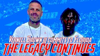 5 Star WR Vernell Brown Commits to the Gators [upl. by Elliot]