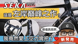 來組漂亮又便宜的頂級車 SEKA EXCEED  這是左岸最棒的公路車？一體式空力彎把  全隱藏線  自行車 公路車 組車  中國品牌的公路車是什麼程度 [upl. by Wallack]