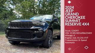 2024 Jeep Grand Cherokee Summit Reserve 124097 SOLD [upl. by Annecorinne240]