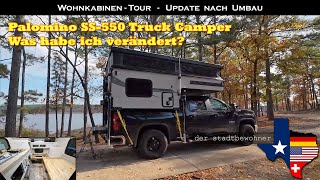 Tour der Wohnkabine  Truck Camper nach Umbau Palomino SS550 [upl. by Hasila866]