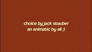 choice  jack stauber animation [upl. by Proud]